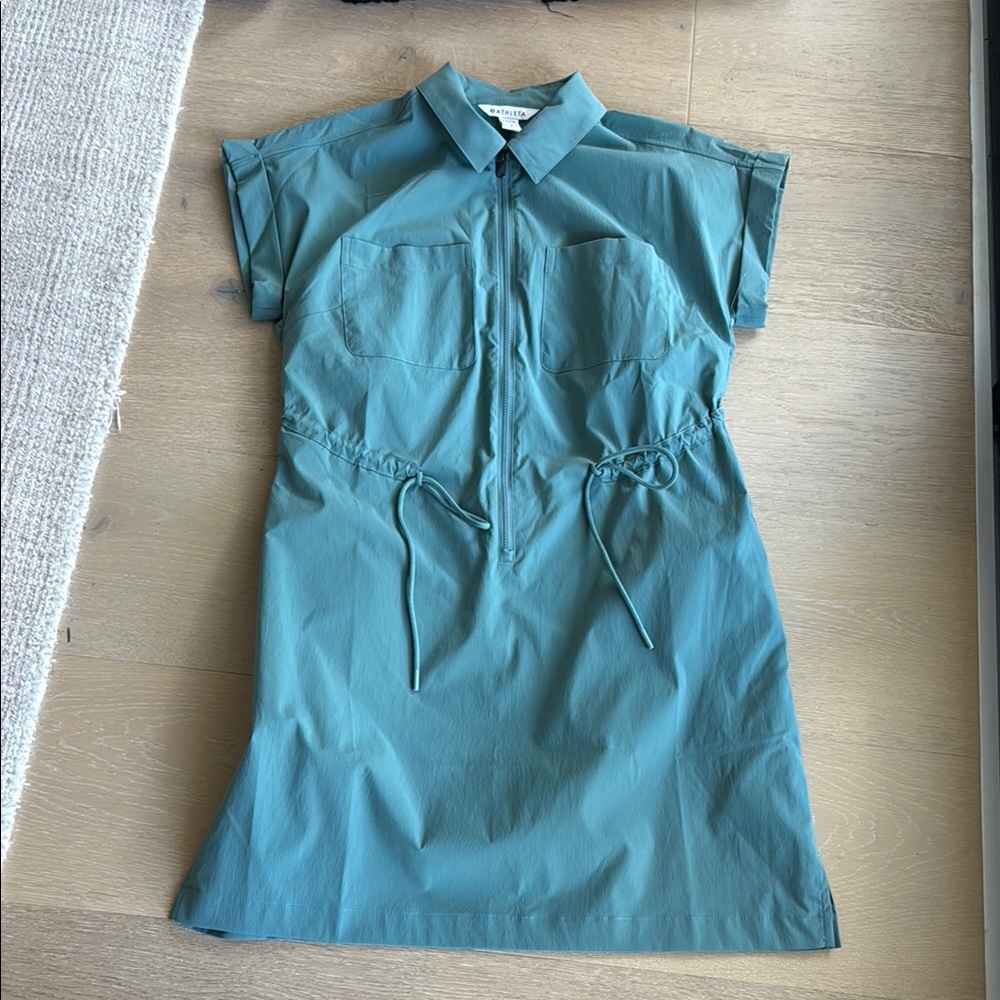Athleta Short-Sleeve Shirt Dress